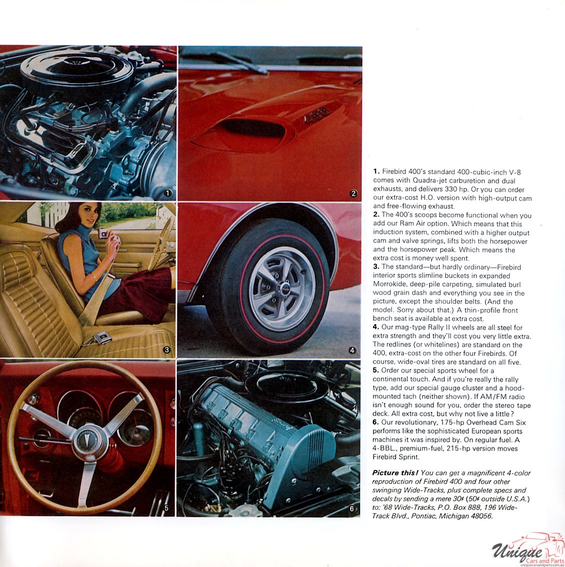1968 Pontiac Firebird Brochure Page 2